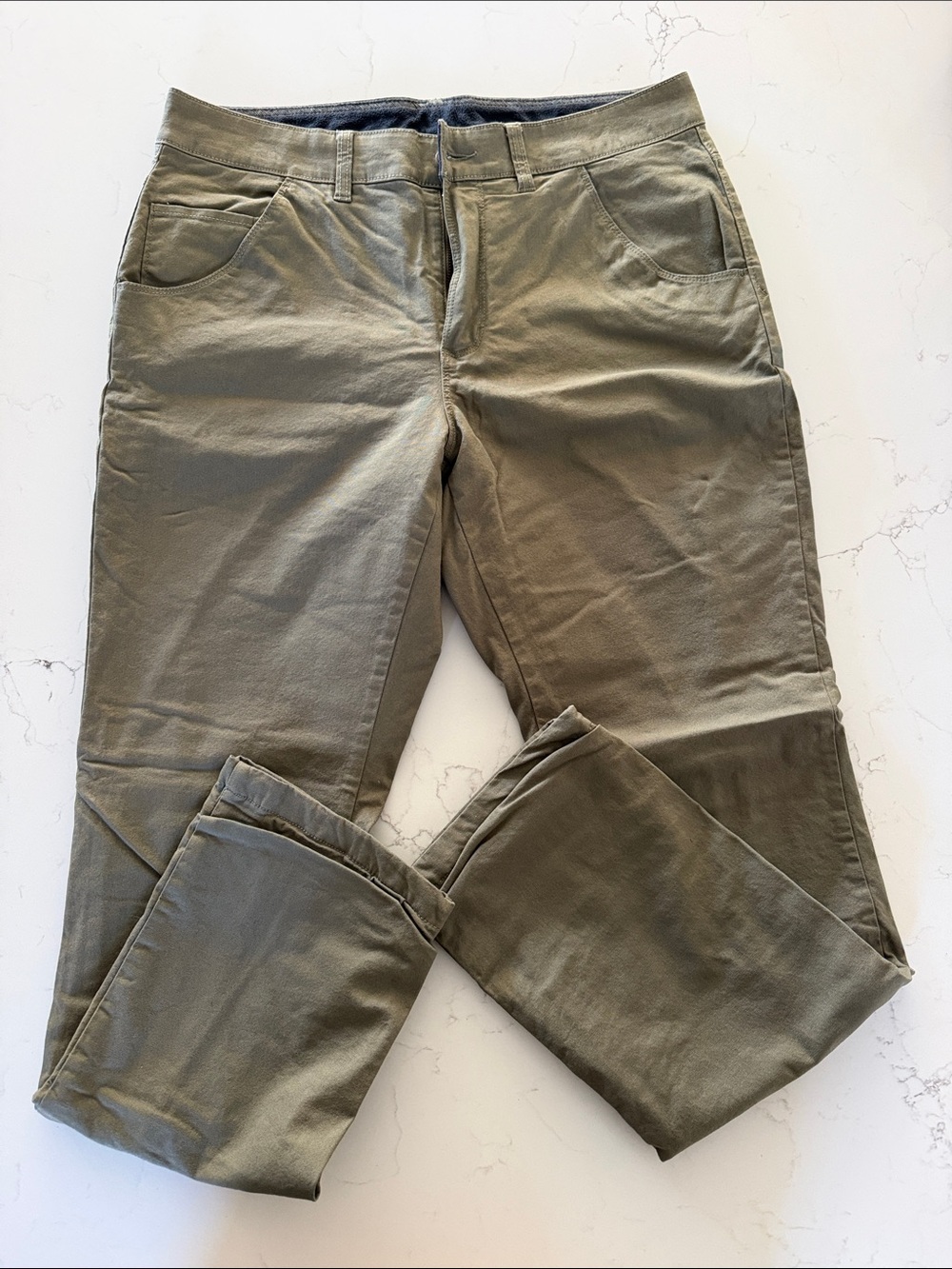 Columbia Men's Fleece lined Pants in Olive Green